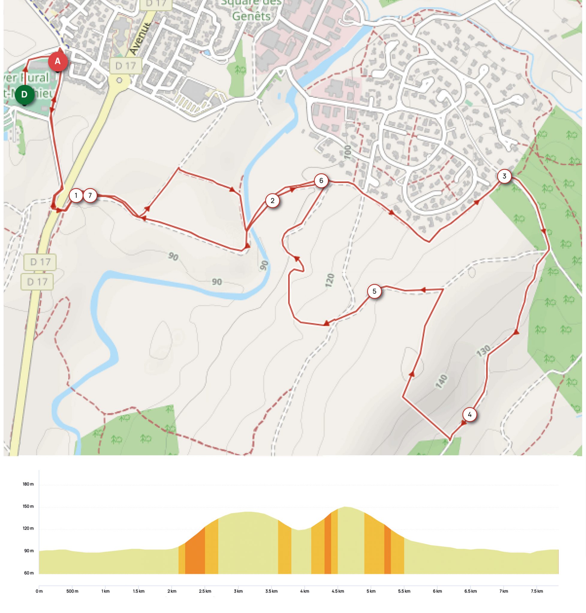 Tracé La Pt'ite Boucle